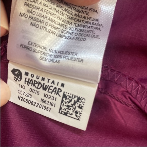 Mountain Hardware Women’s Jacket Raincoat Hooded size XS - Picture 12 of 14